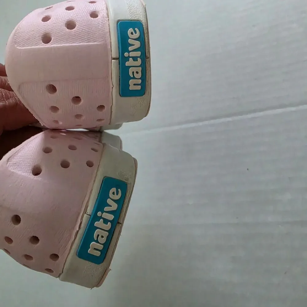 Native Jefferson Sneakers‎ Slip On Shoes Size C8 Lightweight Washable Pink